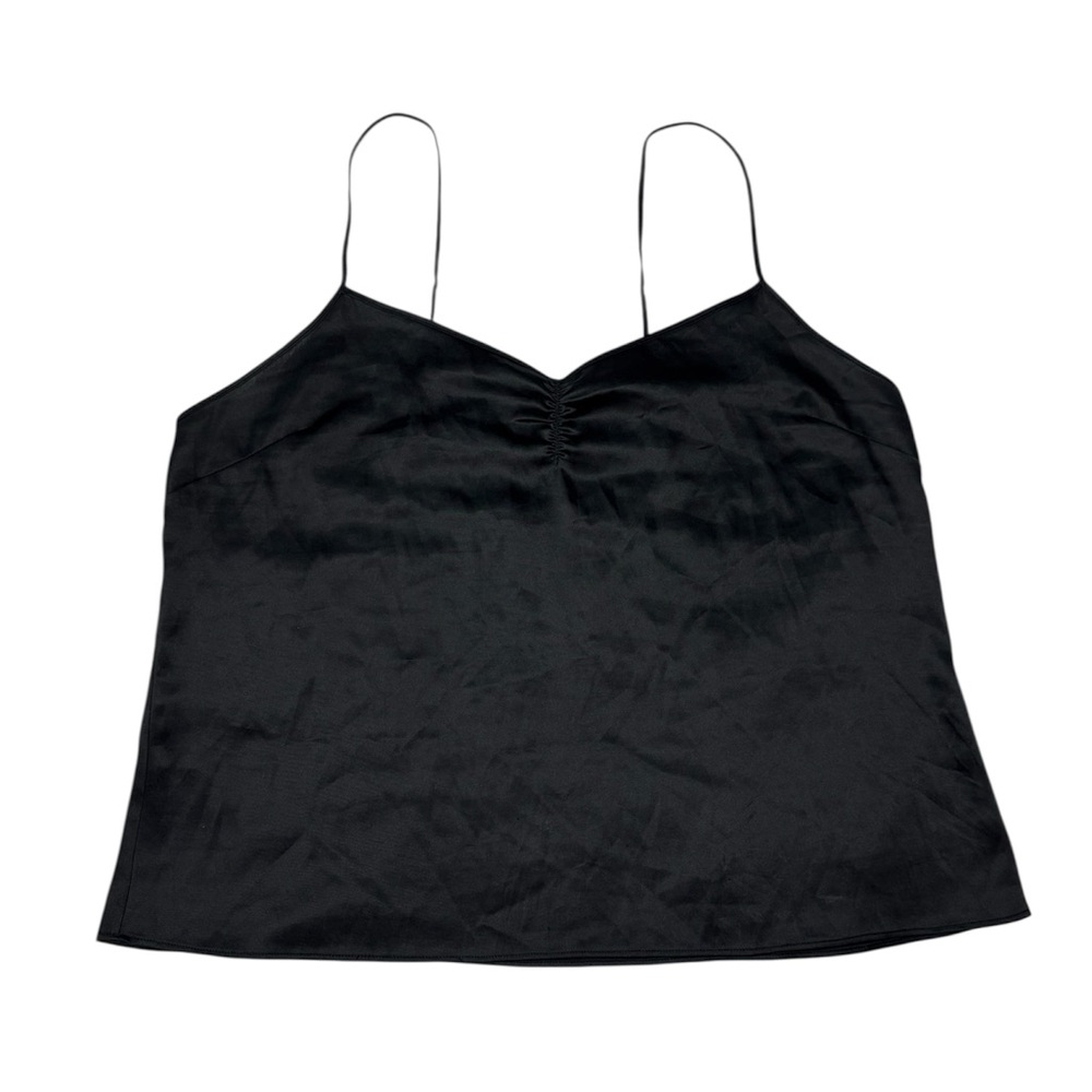 Victorias Secret black satin tank top #53